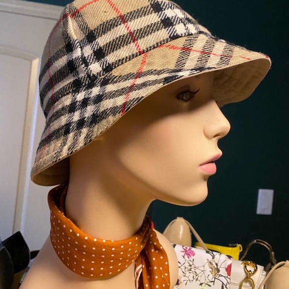 Burberry Nova check bucket safari reversible hat cap - Picture 1 of 8